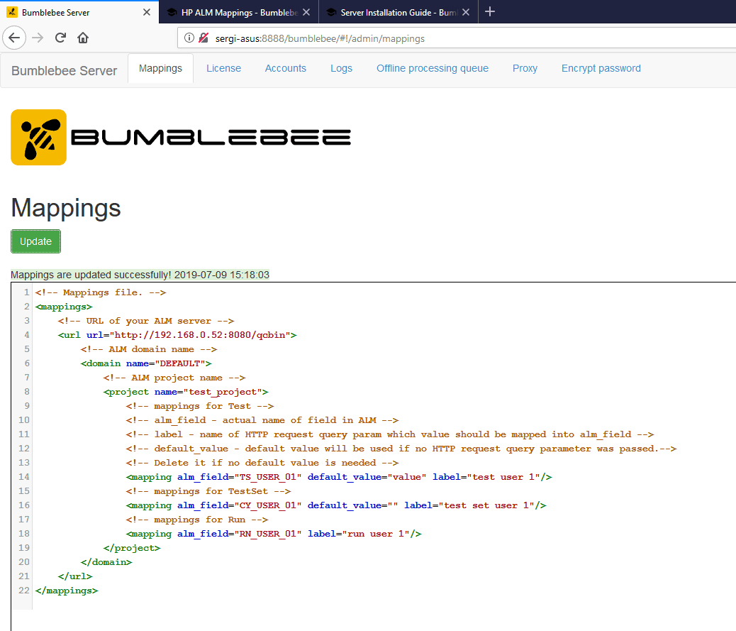 bumblebee config