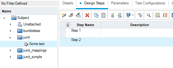 Map to existing test