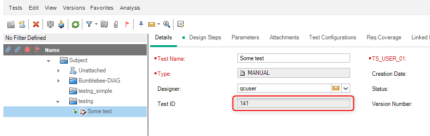 Map to existing test